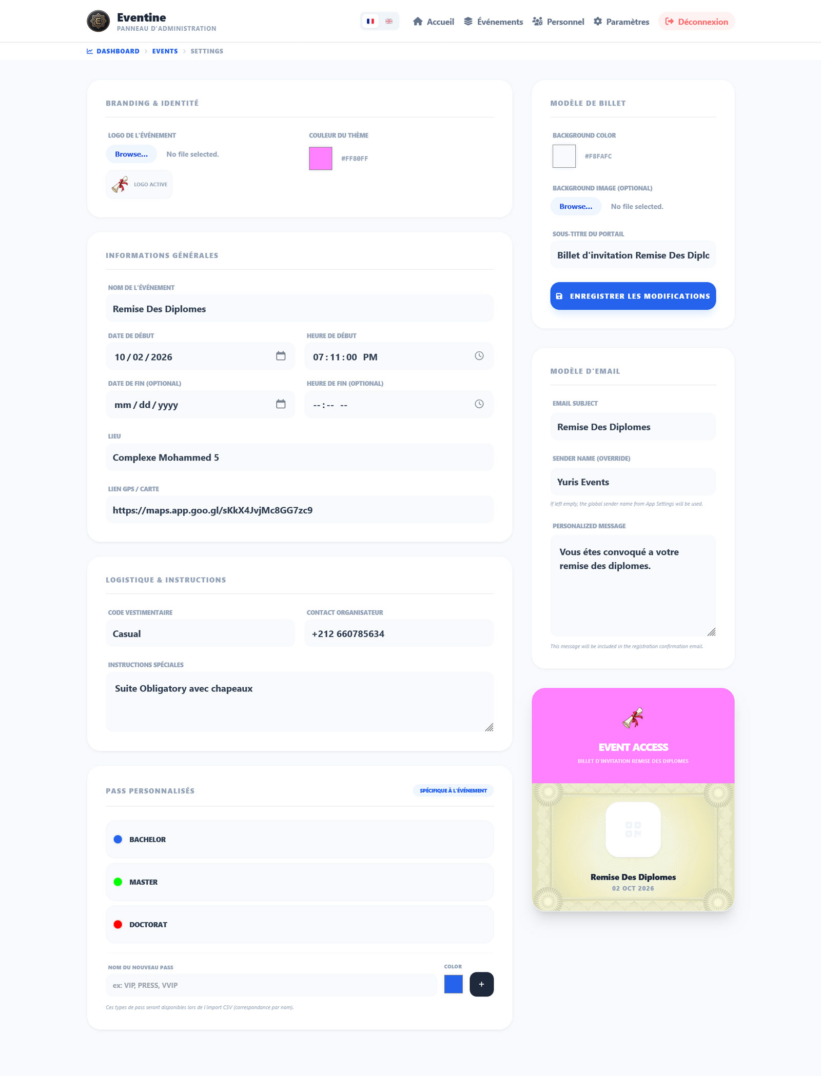 Eventine screenshot 4