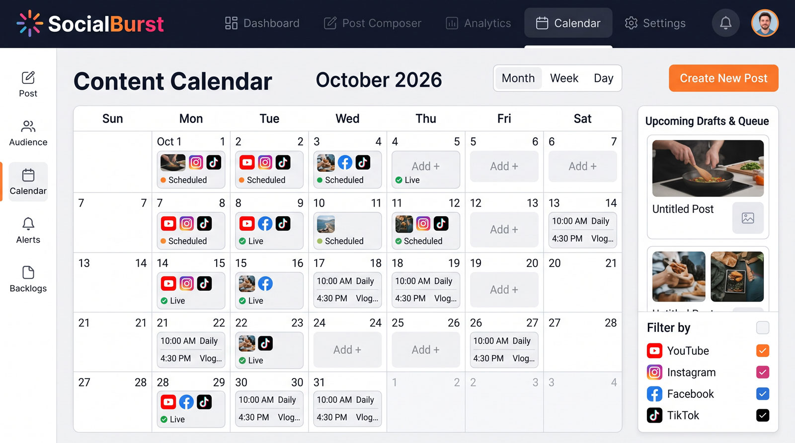 SocialBurst screenshot 3